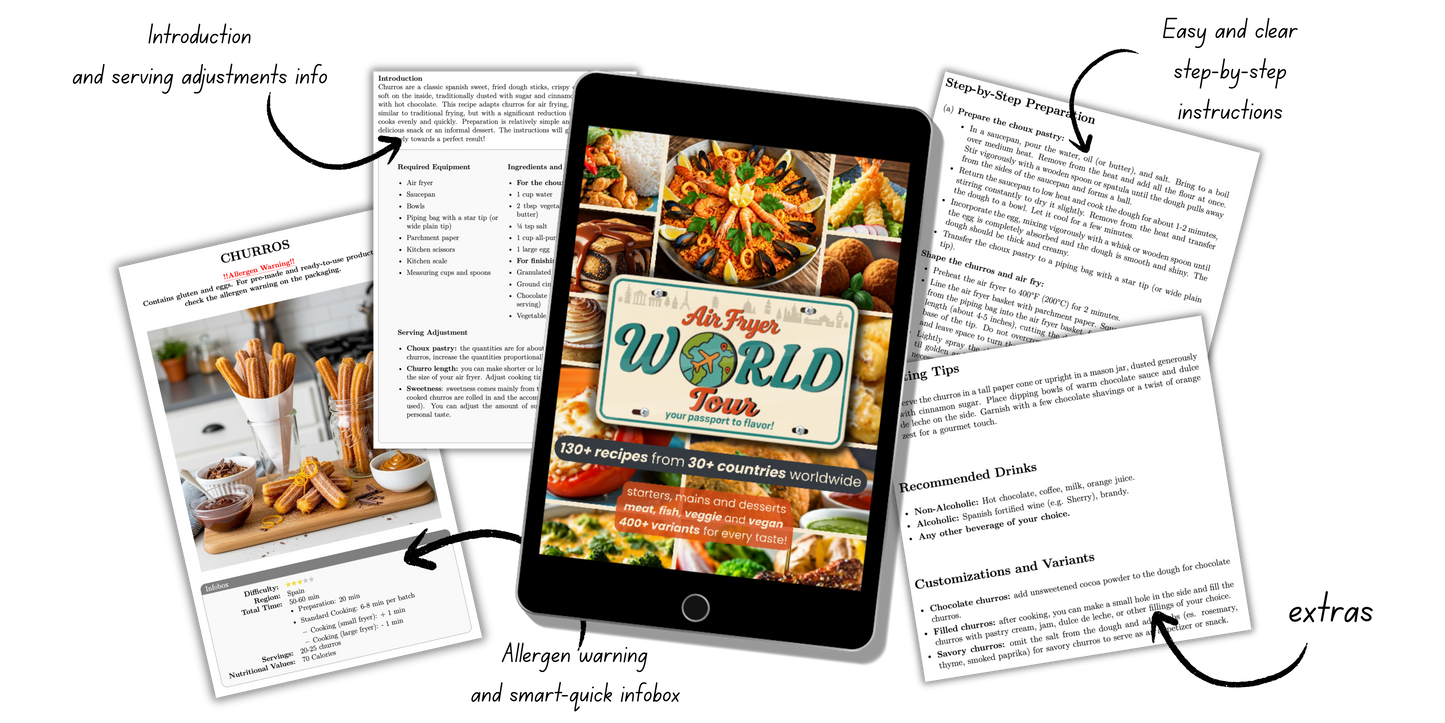 Air Fryer World Tour - Cookbook